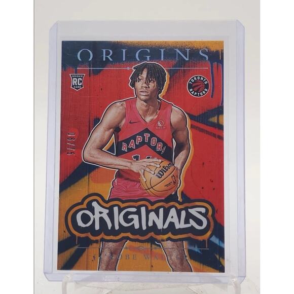 2024-25 Panini Origins - Originals Ja'Kobe Walter #21 Red /75 (RC) - Picture 1 of 2